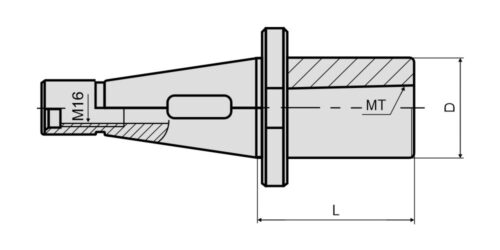 Патрон сверлильный под конус Морзе NT40-MTA3-065 DIN 2080