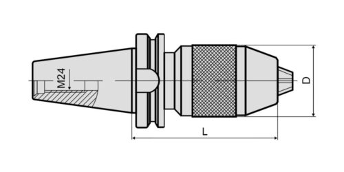 Патрон сверлильный быстрозажимной BT50-APU13-115