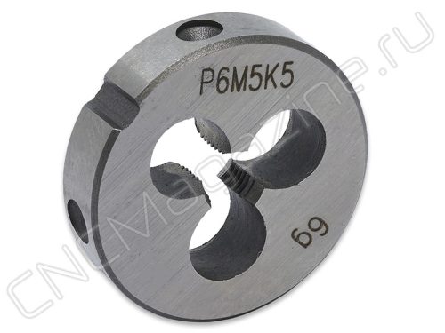 Плашка круглая для метрической резьбы М4х0.7 д20 ISO2568 Р6М5К5 (HSS-E)